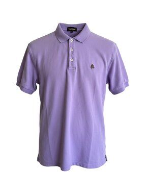 Paul Stuart Polo Shirt L Purple